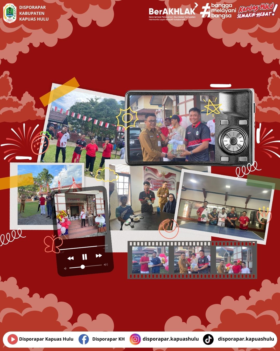 Dinas Kepemudaan Olahraga dan Pariwisata Kabupaten Kapuas Hulu adakan Semarak Kemerdekaan 17 Agustus 2025